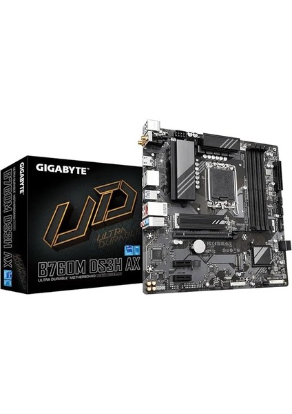 B760M DS3H Ax Wıfı6 Intel LGA1700 Matx Ultra Durable Anakart