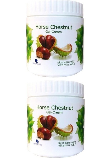 Care Hunca At Kestanesi Kremi 2X500 ml Horse Chestnut Gel - Cream
