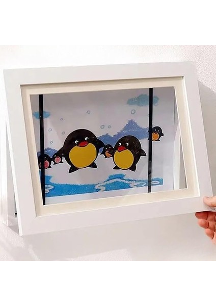 Çocuk Resim Sanat Çerçevesi – Mıknatıslı Kapaklı, Duvara Asılabilir, Etkinlik Sergileme Çerçevesi, Çocuk Çizimleri Için Katlanabilir Çerçeve, A4 (Beyaz)