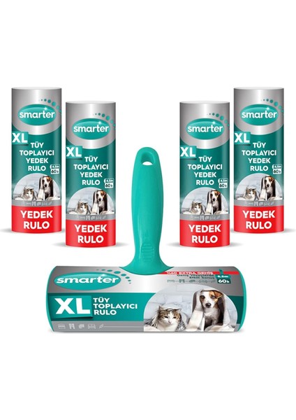Xl Tüy Toplayıcı Rulo + 4 Yedek Rulo fiyatları