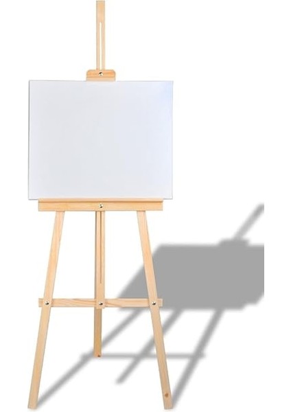 Doğal Seramik Hamuru Şövale 172 cm Ahşap Resim Şovalesi Ressam Sehpası Ayarlanabilir modelleri