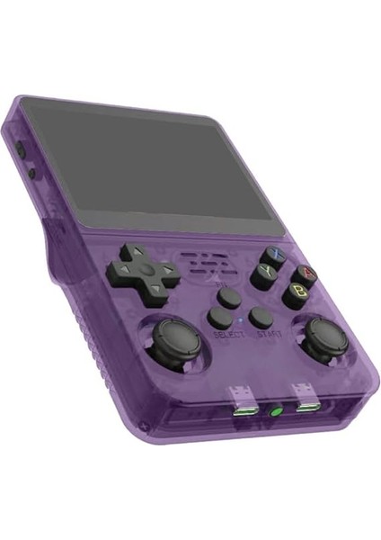 Retro Konsol R36S, Taşınabilir Mini Konsol, Linux Sistemi, 3,5 Inç IPS Ekran, Gaming E Ps1, Psp, N64, Nds, Supern, Gameb, Gba, Neog, Tf Kartı 64 GB + 15000 Oyun (Mor) fiyatları