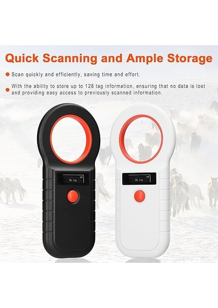 Pet Mikroçip Okuyucu Tarayıcı Wirel El Tipi Çip Tarayıcı Hayvan Etiketleri Tarayıcı O Ekran Desteği Emıd FDX-B(ISO11784/85) Evcil Hayvan Hayvan Yönetimi Için 128 Veri Depolama Beyaz indirimleri