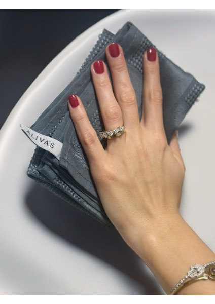 Aliva's Premium Mikrofiber Sihirli Temizlik Bezi- Cam ve Kurulama Bezi 40X60 cm Antrasit Gri Renk indirimleri