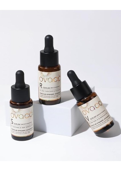 Dynamic Cilt Bakım Seti – Peptit, Squalane, Ginseng, Panthenol, Niacinamide B3 – Yaşlanma Karşıtı, Leke Karşıtı – Kore Bilimiyle Geliştirildi – 3 Serum + 1 Krem indirimleri