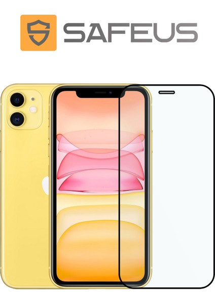 iPhone 11 Tam Kaplayan Toz Filtreli Parmak İzi Bırakmayan Safir Ekran Koruyucu Cam
