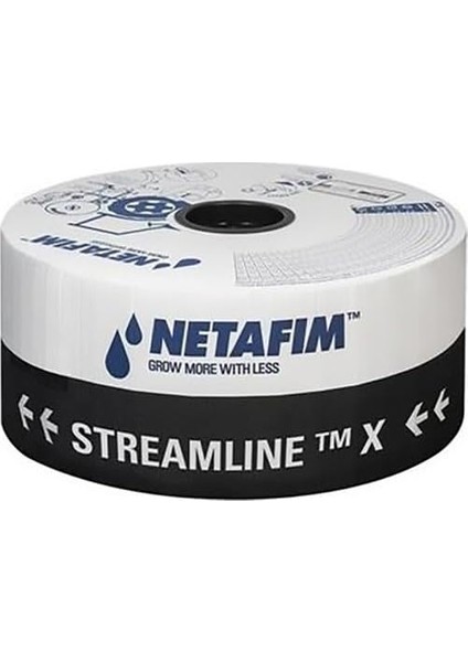 Streamlıne™ x 16125 (12.5mil 20 cm 1,6 Lt/h) 1100 Basınç Ayarsız Yassı Damla Sulama Borusu