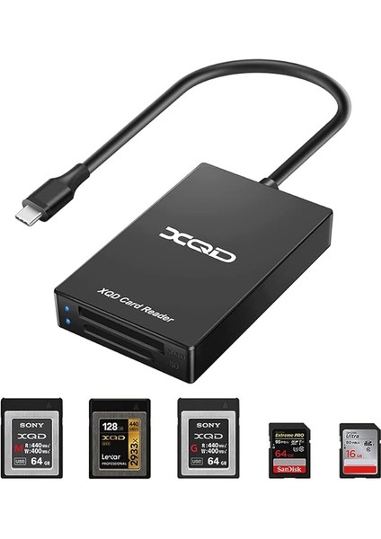 Xqd Sd Kart Okuyucu, C Tipi Xqd/sd Kart Okuyucu, Çift Yuvalı, Bellek Kartı Okuyucu, Sony G/m Serisi, Lexar USB Mark Card, Sony G Serisi, Sd Kart/sdhc Kartı, Windows/mac Os Için