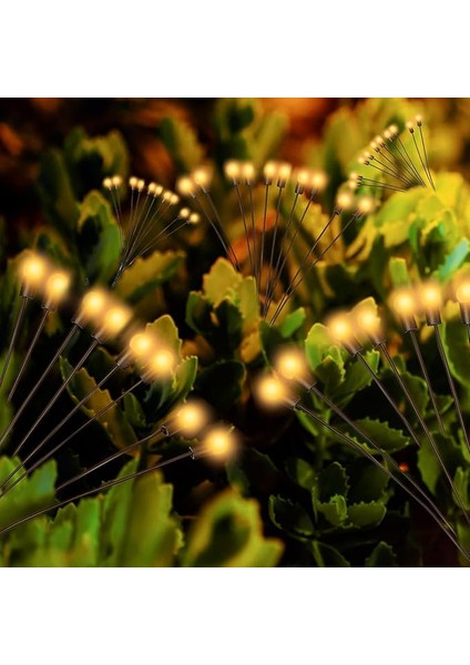 Firefly Solar Pathway Lights, 2 Adet Dış Mekan Aydınlatması, Ateş Böceği Işığı, Led, Su Geçirmez, Sallanan Bahçe Lambası, Yıldızlı Gökyüzü, Avlu, Veranda, Güneş Enerjili Bahçe Dekorasyon Lambaları fırsatları
