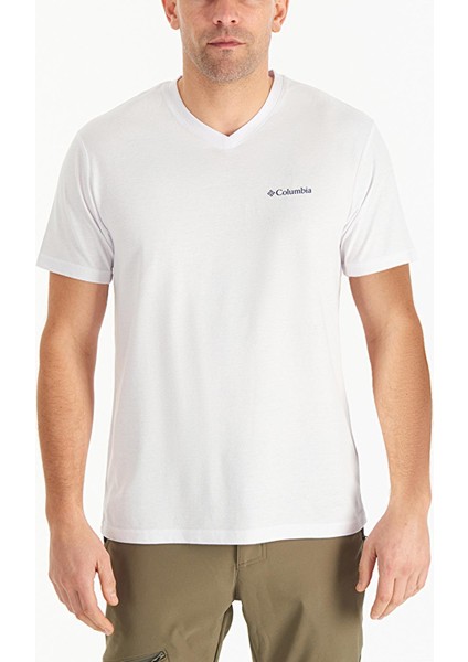 Cs0288 Csc M Basic Sm Logo Brushed V Neck Ss Tee Erkek T-Shirt modelleri