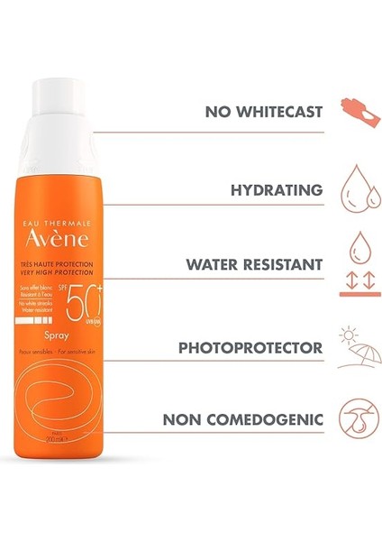 Avene Güneş Koruyucu Sprey SPF50+ 200ML 1 Paket (1 x 1 Adet) indirimleri