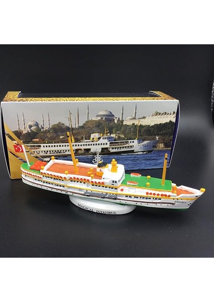Efsane Vapurları: Paşabahçe ve Fenerbahçe – 15 cm El Yapımı Akrilik Boyama Model Vapur – Tarihi ve Dekoratif Koleksiyon Parçası-Istanbul Temalı Hatıra Hediyelik, Turistik Hediye