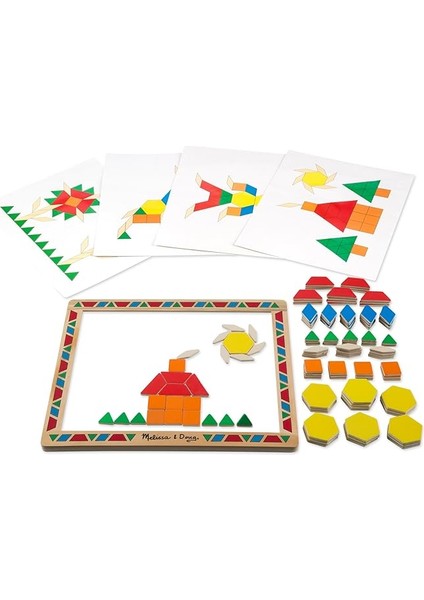 &amp; Doug 13590 Ahşap Mıknatıslı Tahta Şekiller