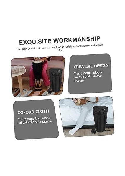 Oxford Kumaş Davul Çantası Kadınlar Için Davul Çantası Kompakt Taşıma Çantası Kolay Erişim indirimleri