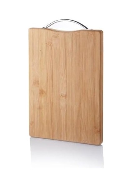 Home Metal Saplı Bambu Kesme Tahtası, Ahşap Kesim Panosu, Et, Balık, Sebze ve Ekmek Için Çok Yönlü Kesim Tahtası, Doğrama Tahtası Bambu (1, 32X22 Cm) fiyatları