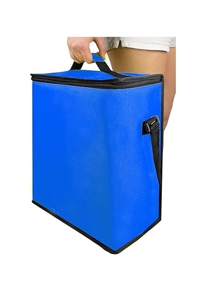 25 Litre Termal Soğuk Tutucu Çanta Termo Piknik Çantası Termos Buzluk Oto Buzluğu Plaj Deniz Kamp Serin Tutan Araba Araç Mavi fiyatları