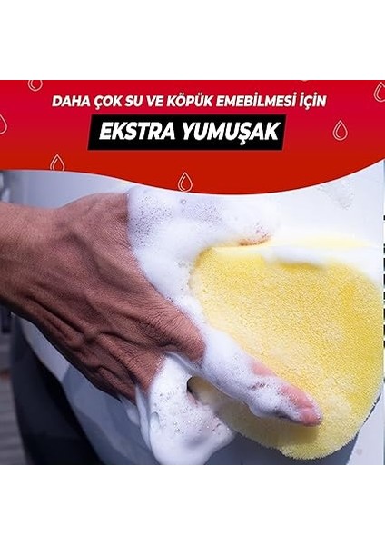 - Oto Yıkama Süngeri ve Araba Kurulama Havlusu, Mikrofiber Araç Yıkama Rus Bezi ve Sünger (2'li Paket) modelleri