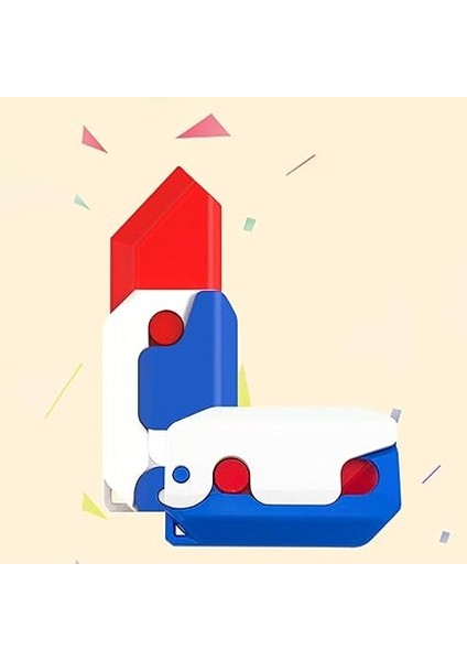 Fidget Toys Anti-Stres Bıçağı Rengi Seçin (Beyaz/mavi) indirimleri