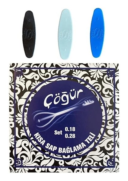 Kısa Sap Bağlama Saz 0.18 Tam Takım Tel + 3 Tezene fiyatları