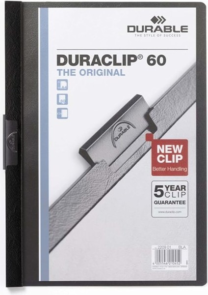 2209 Duraclıp 60, Siyah, 1 Adet