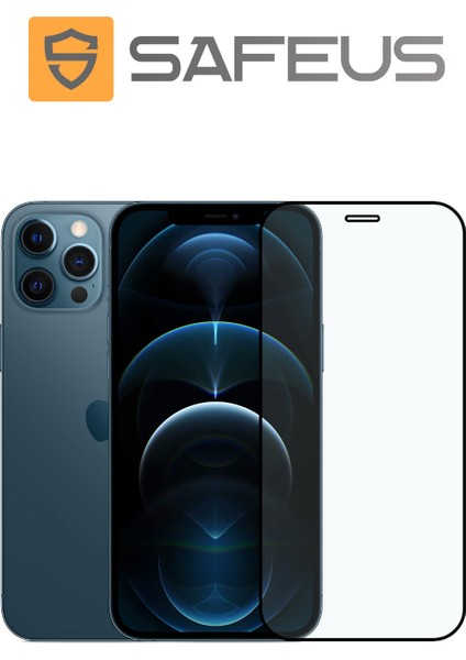 iPhone 12 Pro Tam Kaplayan Parmak İzi Bırakmayan Safir Ekran Koruyucu Cam