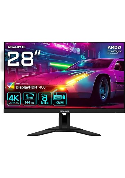 M28U 28" Inç, 4K Uhd, 3840 x 2160, 144Hz, 1ms, 300 Cd/m², Freesync Premium Pro, Display HDR400, HDMI 2.1, Displayport 1.4 Gaming Monitör