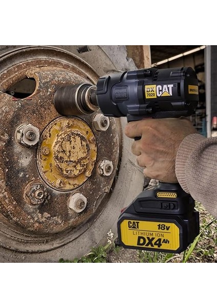 DX7020 18VOLT 4.0 Ah Çift Akülü Kömürsüz 700/880NM Profesyonel Şarjlı Somun Sıkma modelleri