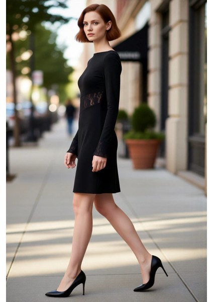 Kadın Örme Kumaş Bodycon Kayık Yaka Uzun Kollu Mini Elbise Günlük ve Özel Anlar Için Ideal Seçim modelleri