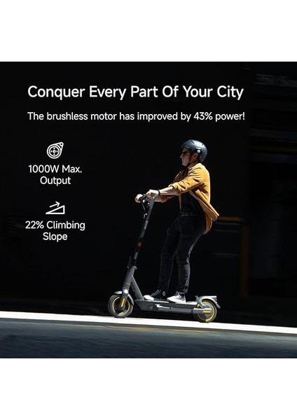 Ninebot Kickscooter Max G2 900 W Elektrikli Scooter fırsatları