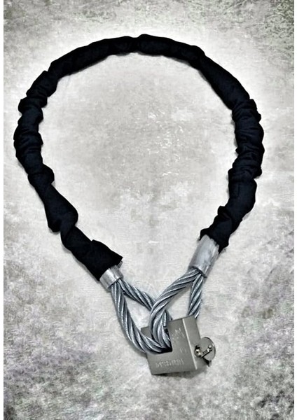 Caro 1.5 mt Uzunluk 12 mm Kalınlık Çelik Halat Motorsiklet Zincir Kilit Scooter Çelik Halat Motor Kilidi