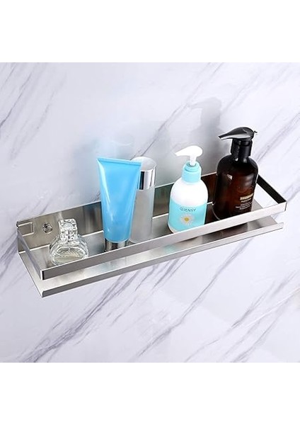 Banyo Köşe Depolama Rafı Paslanmaz Çelik Banyo Aksesuarı Caddy Rafları Duvara Monte Banyo Duş Düzenleyici Mutfak, Banyo, Oturma Odası, Otel Için Depolama Rafı (40 Cm, Gümüş) fiyatları