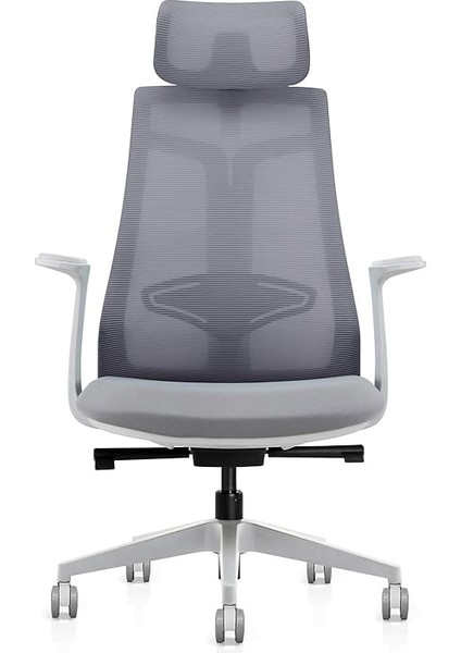 XD-1010 Fileli Başlıklı Çalışma Koltuğu Gri fiyatları