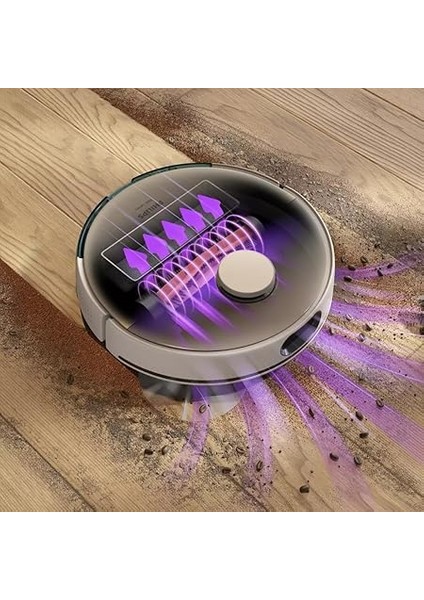 7000 Serisi Homerun Aqua Islak Kuru Robot Süpürge, Sarj Istasyonlu, Ipek Beyaz ve Altın Sarısı, XU7000/02 fırsatları