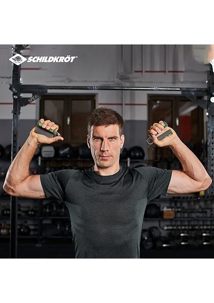 Unisex Håndmuskelttræner Sæt Schildkr T El Kası Egzersiz Aleti 2'li Set Antrasit Beden 4 Renkli Karton 960116, Antrasit Yeşil, Standart Beden Ab fırsatları