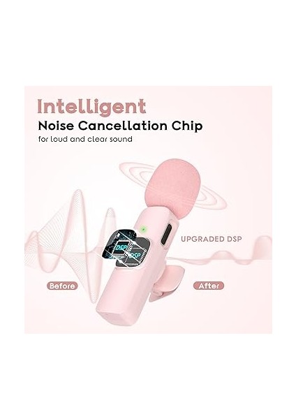 15 16, Ios ve Android Cihazlar Için USB C Mini Kablosuz Yaka Mikrofonu - Kayıt Için Gürültü Azaltıcı Yaka Mikrofon, Mikrofon Üzerinde Klips, Video Kaydı Için Omni Lav Mikrofon, Tiktok, Youtube modelleri