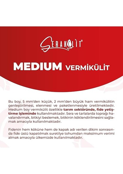 Vermikülit - Medium 50 Litre fiyatları
