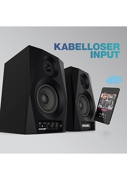 Dsm-3 Bt | Çift | 3 Inç 2x 20W 2-Yollu Bluetooth Özellikli Aktif Stüdyo Referans &amp; Dj Monitörü | Hoparlörü fiyatları