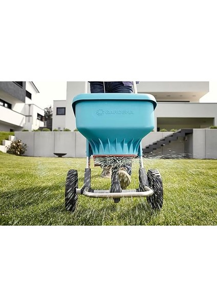 Serpme Makinesi Xl: Gübre, Tohum ve Yol Tuzu Serpmek Için Üniversal Serpme Makinesi, 1,5 - 6 M Yayılma Genişliği, Yakl. 800 M² Çim Alanı, 18 L Kapasite, Kilitli Kaydıraklı (436-20) modelleri