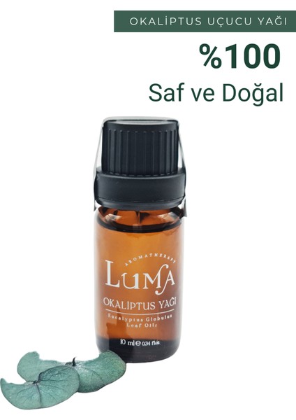 Okaliptus Uçucu Yağı 10 ml %100 Saf Ve Doğal - Eucalyptus Essential Oil