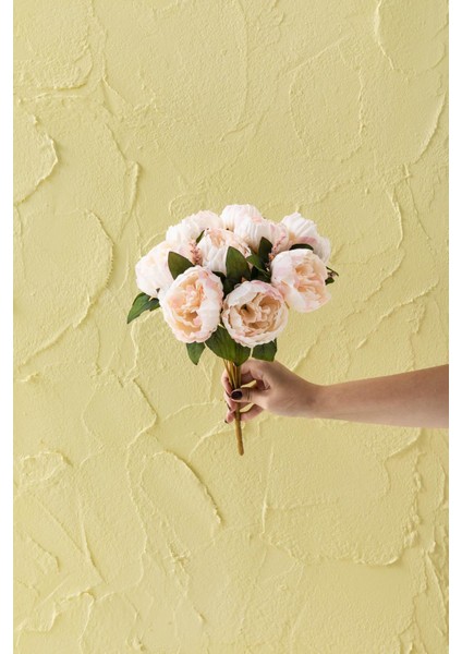 Yapay Şakayık Demeti Pembe 35 cm 9 Dal