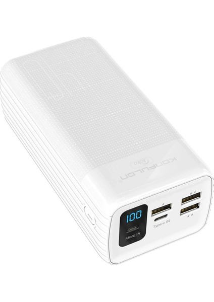 A21S Powerbank 40.000 Mah USB Type-C Micro Siyah Beyaz