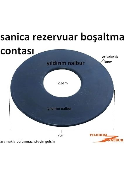 Gömme Rezervuar 7cm Göbek Contası Boşaltma Büyük Lastik Conta Conta fiyatları
