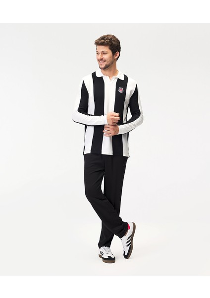 Beşiktaş Erkek Triko Uzun Kollu Retro T-Shirt 7526131T3 modelleri
