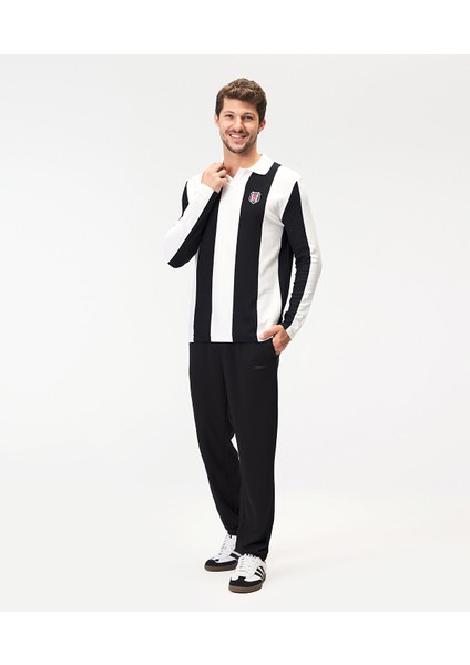 Beşiktaş Erkek Triko Uzun Kollu Retro T-Shirt 7526131T3 fırsatları
