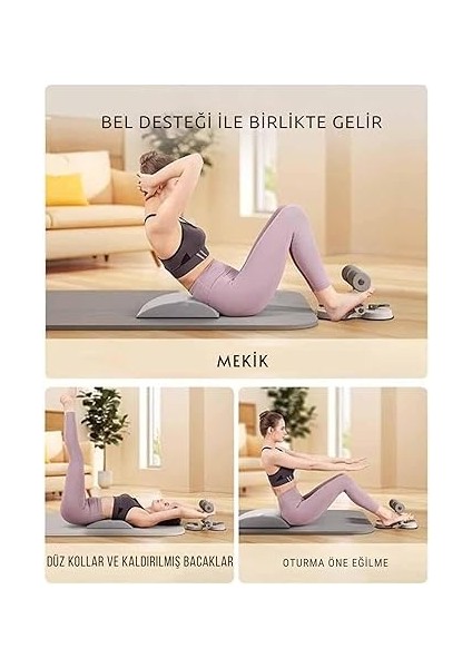 Vantuzlu Mekik Çekme Aleti Karın Egzersiz Ekipmanı Ev Spor Salonu Için Yardımcı Spor Aleti indirimleri