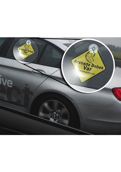Baby Unisex Arabada Bebek Var Ikazı modelleri