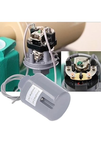 Pompa Basınç Anahtarı Kendinden Emişli Hidrofor Su Pompası Anahtarı Otomatik Açık Kapalı Ayarlanabilir Basınç Kontrolörü G3/8 Dişi Dişli indirimleri