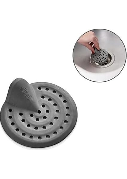 Silikon Lavabo ve Küvet Süzgeci, Evye Süzgeci, Gider Koruyucu modelleri