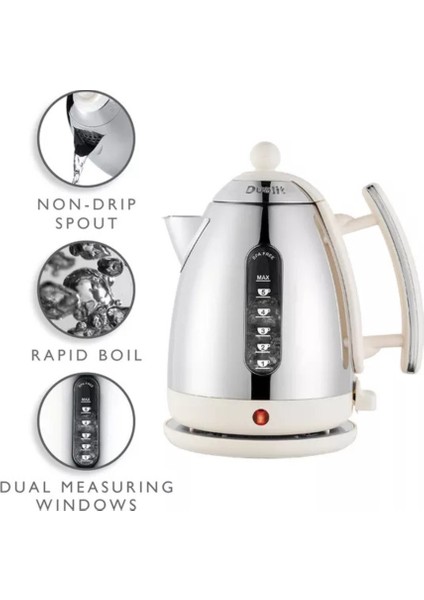Lite 72003 Su Isıtıcısı Kettle 3000 W Paslanmaz Çelik - Canvas White indirimleri