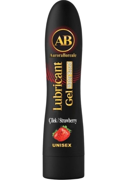 Aurora Boroale A B Kayganlaştırıcı 125 ml Çilek Aromalı Yenilebilir Süper Jel XDWQ45N